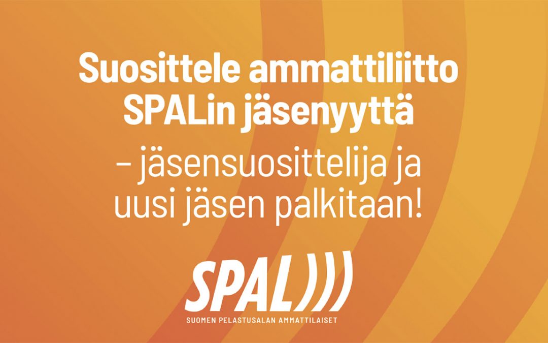 SPALin jäsenhankintakampanja starttasi – jäsenhankkija ja uusi jäsen palkitaan