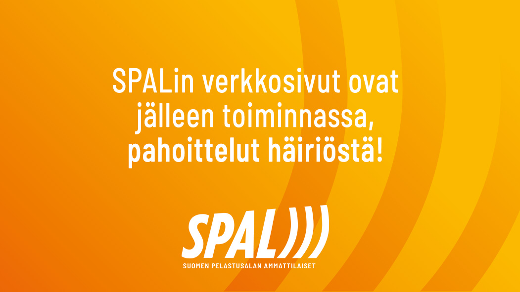 SPALin verkkosivut toimivat jälleen